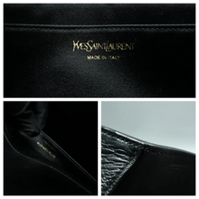 Load image into Gallery viewer, Yves Saint Laurent Leather Clutch Bag Black