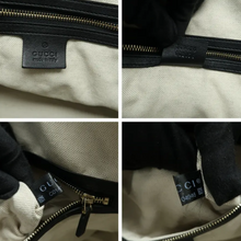Load image into Gallery viewer, GUCCI Leather Satchel Bag Black