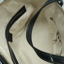 Load image into Gallery viewer, GUCCI Leather Satchel Bag Black