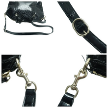 Load image into Gallery viewer, GUCCI Leather Satchel Bag Black