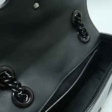 Load image into Gallery viewer, GUCCI GG Marmont Patent Leather Shoulder Bag Black