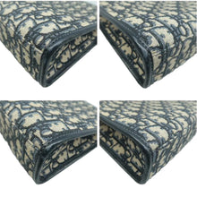 Load image into Gallery viewer, Christian Dior 30 Montaigne Aphrodite Oblique Jacquard Clutch Navy Blue