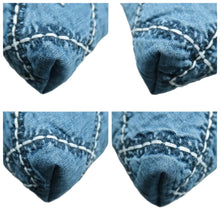 Load image into Gallery viewer, CHANEL 22 Fabric Satchel Bag Blue