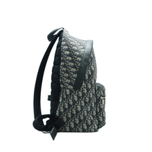Load image into Gallery viewer, Christian Dior Oblique Rider Fabric Backpack Bag Blue