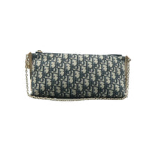 Load image into Gallery viewer, Christian Dior Fabric Shoulder Bag Blue