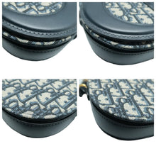 Load image into Gallery viewer, Christian DIOR CD Signature Fabric Shoulder Bag Blue