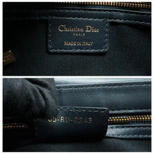 Load image into Gallery viewer, Christian DIOR CD Signature Fabric Shoulder Bag Blue