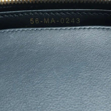 Load image into Gallery viewer, Christian Dior Fabric Satchel Bag Blue