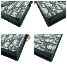 Load image into Gallery viewer, Christian Dior Signature Fabric Satchel Bag Blue