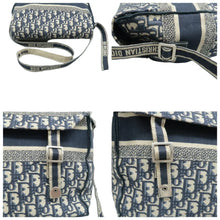Load image into Gallery viewer, Christian Dior Diorcamp Fabric Shoulder Bag Blue