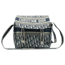 Load image into Gallery viewer, Christian Dior Diorcamp Fabric Shoulder Bag Blue