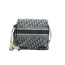 Load image into Gallery viewer, Christian Dior Diorcamp Fabric Shoulder Bag Blue