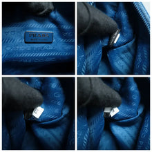 Load image into Gallery viewer, PRADA Re-edition Fabric Tote Bag Blue