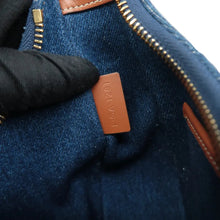 Load image into Gallery viewer, Celine Ava Cloth Shoulder Bag Denim Blue