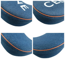 Load image into Gallery viewer, Celine Ava Cloth Shoulder Bag Denim Blue