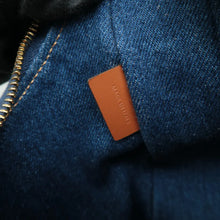 Load image into Gallery viewer, Celine Ava Cloth Shoulder Bag Denim Blue