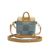Load image into Gallery viewer, Louis Vuitton Denim - Jeans Satchel Bag Blue