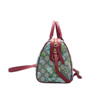 Load image into Gallery viewer, GUCCI Boston Canvas Satchel Bag Blue