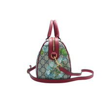 Load image into Gallery viewer, GUCCI Boston Canvas Satchel Bag Blue