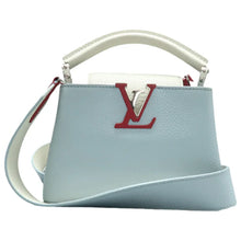 Load image into Gallery viewer, Louis Vuitton Capucines BB Taurillon Shoulder Bag Blue
