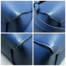 Load image into Gallery viewer, Celine Mini Belt Grained Calfskin Leather Shoulder Bag Blue
