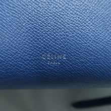 Load image into Gallery viewer, Celine Mini Belt Grained Calfskin Leather Shoulder Bag Blue