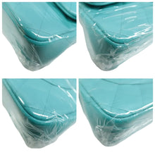 Load image into Gallery viewer, CHANEL CF Jumbo Quilted Caviar Leather Shoulder Bag turquoise