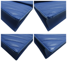 Load image into Gallery viewer, CHANEL Leather Shoulder Bag Blue