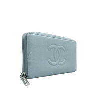 Load image into Gallery viewer, CHANEL Leather Wallet Blue