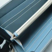 Load image into Gallery viewer, CHANEL Leather Wallet Blue
