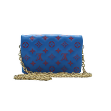 Load image into Gallery viewer, Louis Vuitton Coussin Leather Shoulder Bag Blue