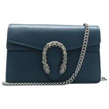 Load image into Gallery viewer, GUCCI Dionysus Super Leather Mini Shoulder Bag Blue