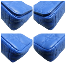 Load image into Gallery viewer, Christian Dior Dior Caro Leather Shoulder Bag Blue