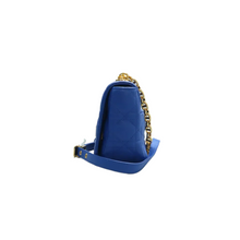Load image into Gallery viewer, Christian Dior Dior Caro Leather Shoulder Bag Blue