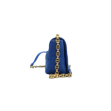 Load image into Gallery viewer, Christian Dior Dior Caro Leather Shoulder Bag Blue