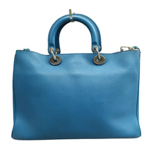 Load image into Gallery viewer, Christian Dior VIP Leather Satchel Bag Blue