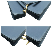 Load image into Gallery viewer, Christian Dior Leather Shoulder Bag Blue