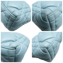 Load image into Gallery viewer, Christian Dior Diortravel Nomad Calfskin Macrocannage Small Pouch Horizon Blue
