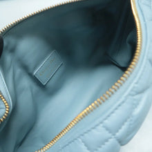 Load image into Gallery viewer, Christian Dior Diortravel Nomad Calfskin Macrocannage Small Pouch Horizon Blue