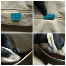 Load image into Gallery viewer, GUCCI Dome Leather Satchel Bag Blue