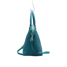 Load image into Gallery viewer, GUCCI Dome Leather Satchel Bag Blue