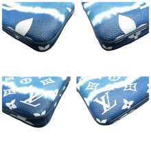 Load image into Gallery viewer, LOUIS VUITTON Double Zip Monogram Canvas Shoulder Bag Blue