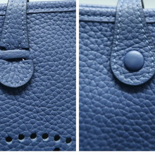 Load image into Gallery viewer, HERMES Evelyne Leather Shoulder Bag Blue