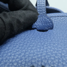 Load image into Gallery viewer, HERMES Evelyne Leather Shoulder Bag Blue
