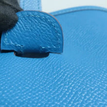 Load image into Gallery viewer, HERMES Evelyne Leather Shoulder bag Blue