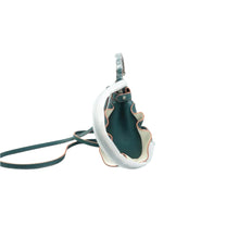 Load image into Gallery viewer, Fendi Mini Peekaboo Leather Satchel Bag Blue