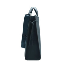 Load image into Gallery viewer, FENDI Roma Leather Satchel Bag Blue