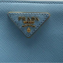 Load image into Gallery viewer, PRADA Galleria Leather Satchel Bag Blue