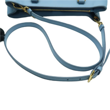 Load image into Gallery viewer, PRADA Galleria Leather Satchel Bag Blue