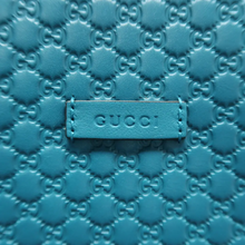 Load image into Gallery viewer, Gucci Leather Satchel Bag Blue